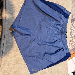 Nike Heathered Blue Training Shorts